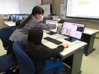 小学生体験授業の様子