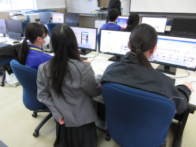 中学生体験授業の様子