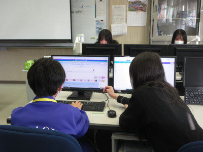 中学生体験授業の様子